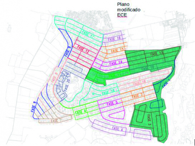Obras de la nueva red de distribuci&oacute;n del agua del Canal de Isabel II